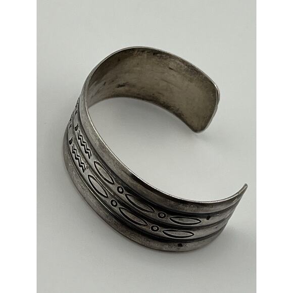 vintage Native American sterling silver 925 bracelet - Picture 7 of 16